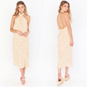 Show Me Your Mumu NWT Jasmine Desert Snake Midi Dress